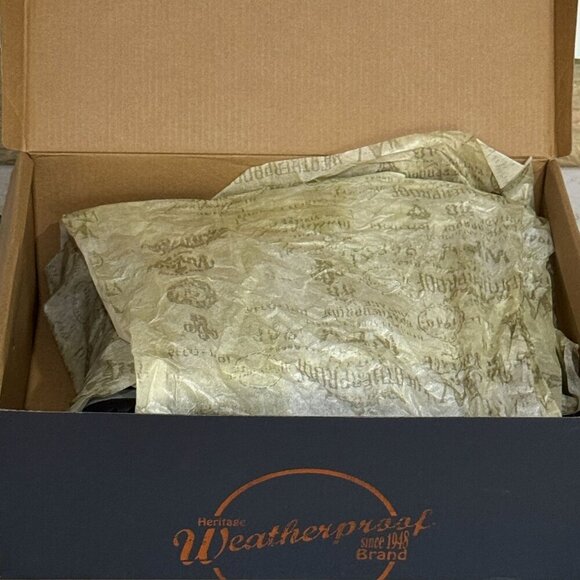 Weatherproof Vintage Steven Black Griffin Lace-Up Boots Durable Rubber Sole 10 - Picture 8 of 11